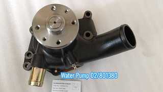 Bomba de agua 02/801380 para JS110 JS130 JZ140 JS145W JS160 4BG1