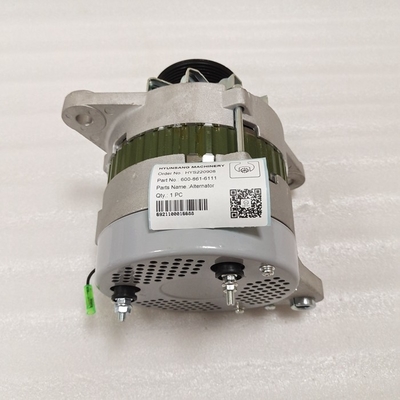 Alternator Excavator Engine Parts 600-861-6111 6008616111 600-861-6110 For SAA4D107E SAA6D114E