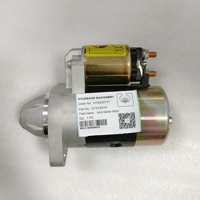 Hyunsang Parts Auto Starter Motor S114-651A S114-651 S114-414A S114-414