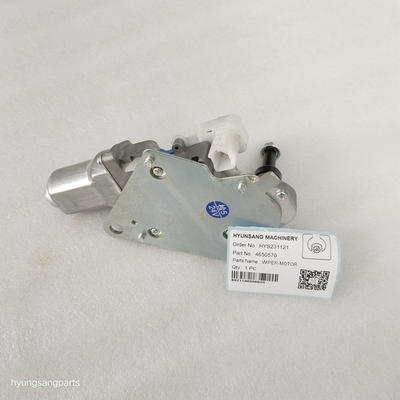 Hyunsang Excavator Spare Parts Wiper Motor 4650570 46-505-70 For ZX170W-3DARUMA ZX180LC-3 ZX180LC-3-AMS