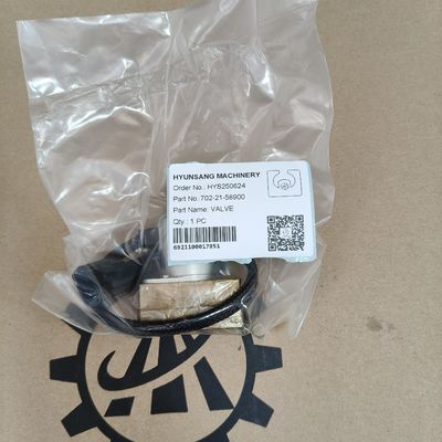 Hyunsang Excavator Spare Parts Valve 702-21-58900 For PC130-8 Excavator