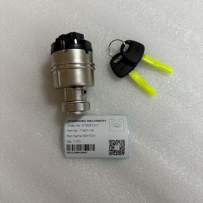 Excavator Parts Ignition Switch 71451118 For 1850K 1850KLGP 1850K LT 1650K