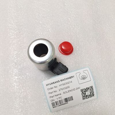 Hyunsang Parts 24V Solenoid Valve Coil 27633200 for Construction Machinery
