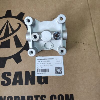 Engine Parts Filter Head 6754-71-6320 For PC200-8