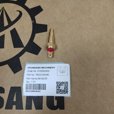 Excavator Parts Water Temperature Sensor 16222-83040 For V1502 V2403 D722 V3600 V3800