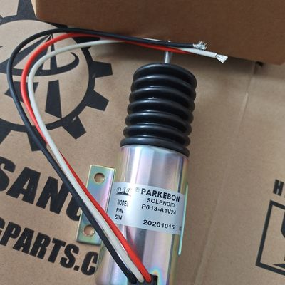 24V Stop Solenoid 119-7017 1237532 0814155 For  PM-465 PS-150C CB-434C
