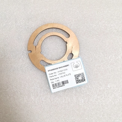 Hyunsang Excavator Hydraulic Parts Valve Plate 1700722 107-6666 107-6878 107-6877