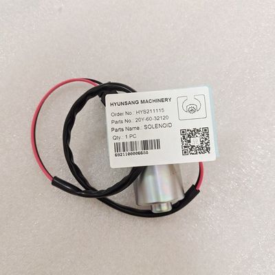  20Y-60-32120 Excavator Solenoid For PC200-7 07000-11007 07002-12034