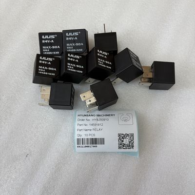 Hyunsang Excavator Parts Relay 14591812 For EC140B EC140C EC140D EC160D